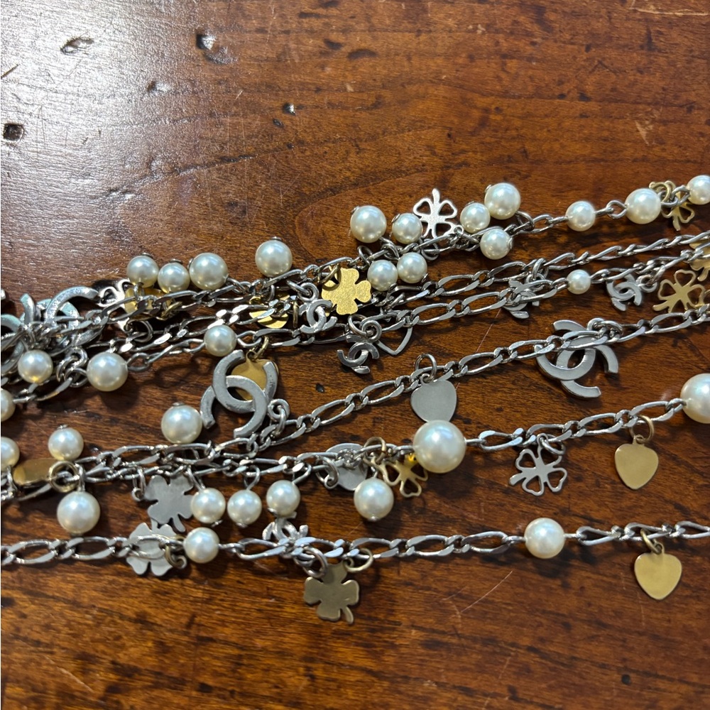 CHANEL | Three strand “lucky charm” necklace from spring 2009 collection